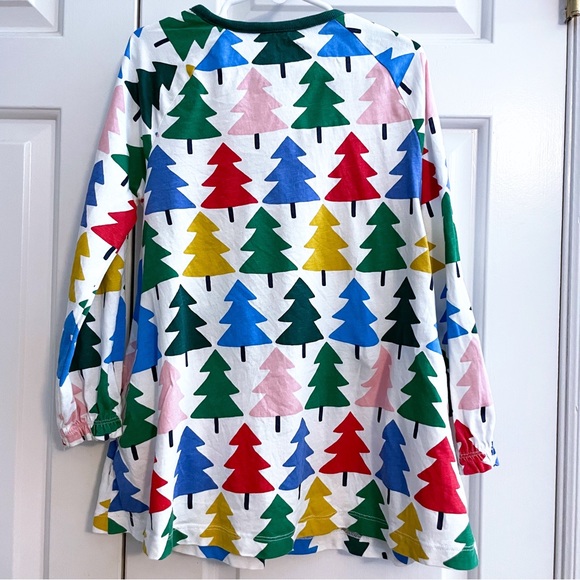 Mini Boden Multi Christmas Trees Tunic, Size 6-7 Years - Picture 4 of 4